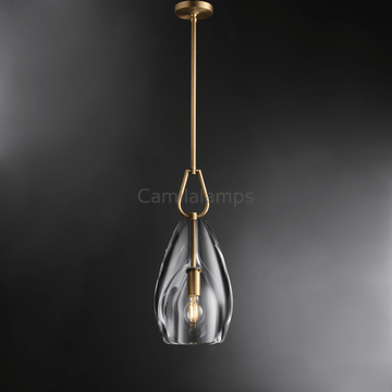 Fulcram Modern Flute Crystal Pendant Light - Camilalamps - CAM1472
