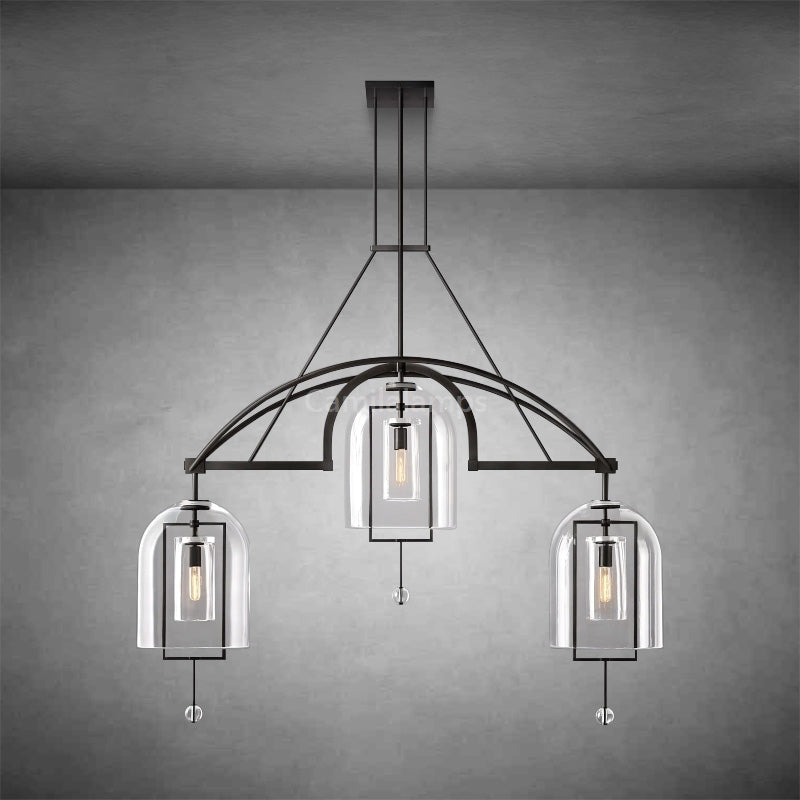 Fulcrun Linear Chandelier 61" 3 - Lights - Camilalamps - WEW - 4