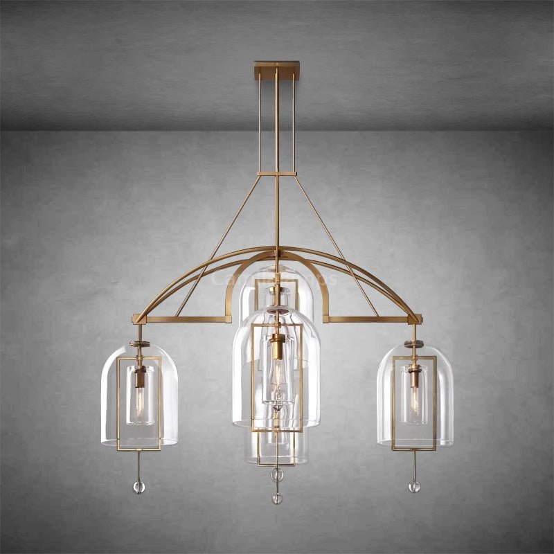 Fulcrun Round Chandelier 61" 5 - Lights - Camilalamps - PEP0 - 1