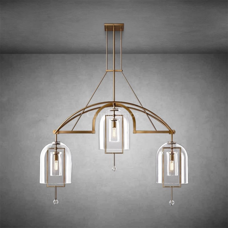 Fulcrun Linear Chandelier 61" 3-Lights