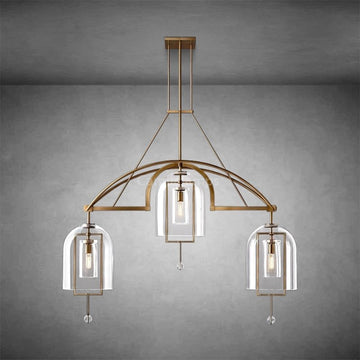 Fulcrun Linear Chandelier 61" 3-Lights