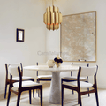 Gabe Brass Fluted Chandelier - Camilalamps - Ca-1LI2024-1C5829