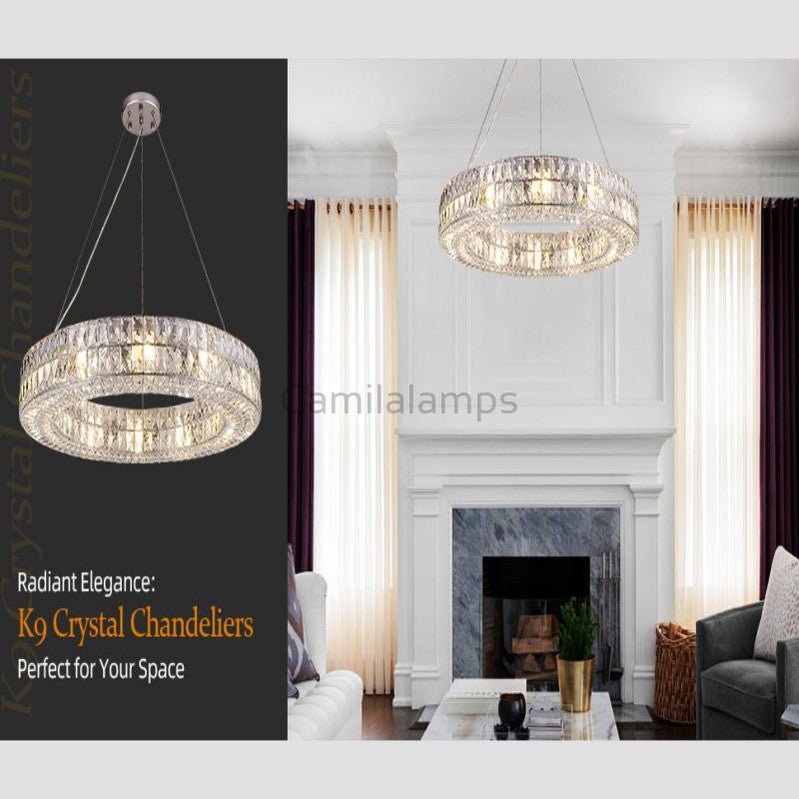 Gadsden Crystal Series Chandelier - Camilalamps - CA - AM2024 - C4970