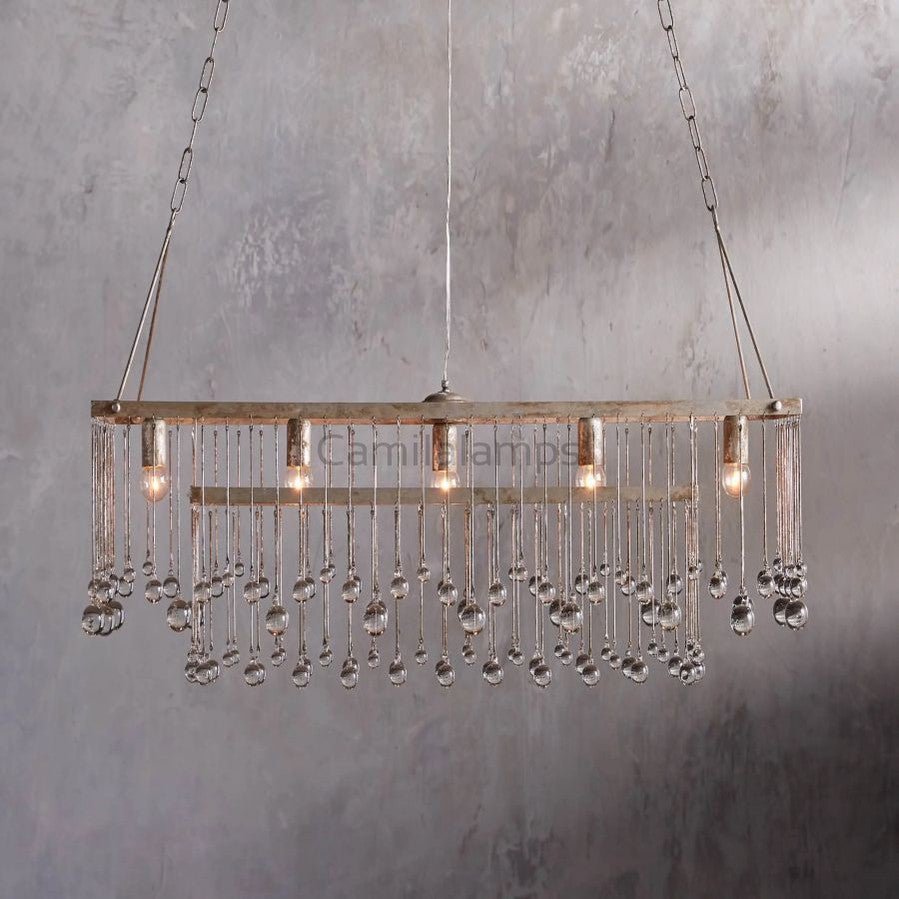 Gael Rectangular Chandelier - Camilalamps - CA - GF - 15