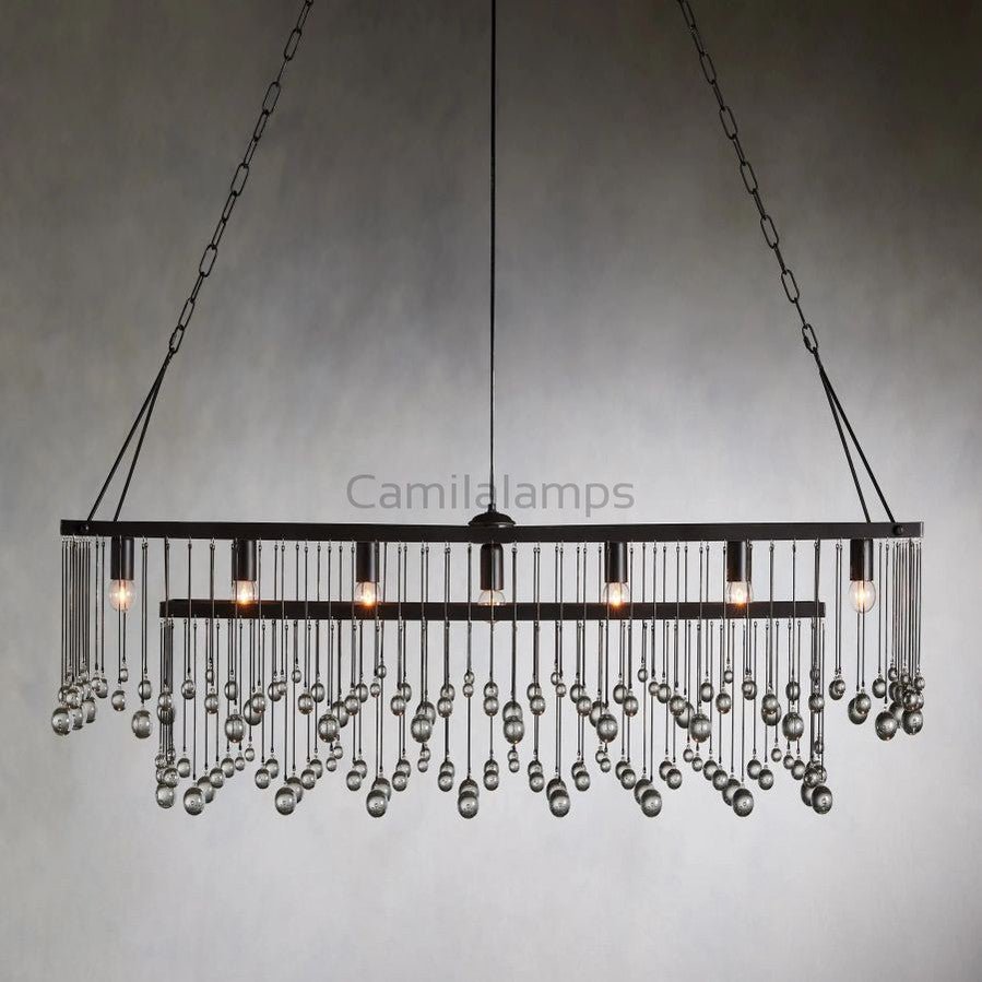 Gael Rectangular Chandelier - Camilalamps - CA - GF - 15