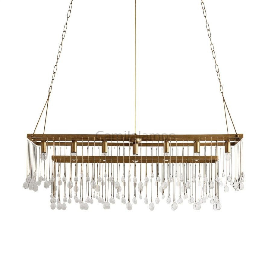 Gael Rectangular Chandelier - Camilalamps - CA - GF - 11