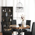Gael Round Chandelier - Camilalamps - CA - GF - 24