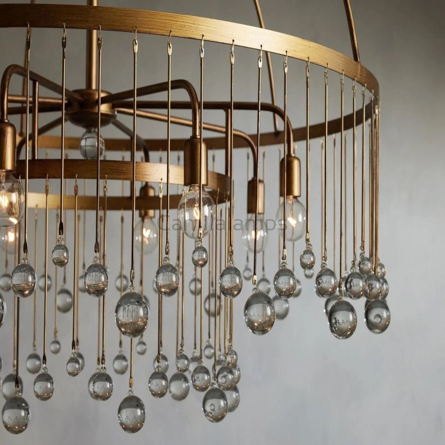 Gael Round Chandelier - Camilalamps - Ca-1GF-124
