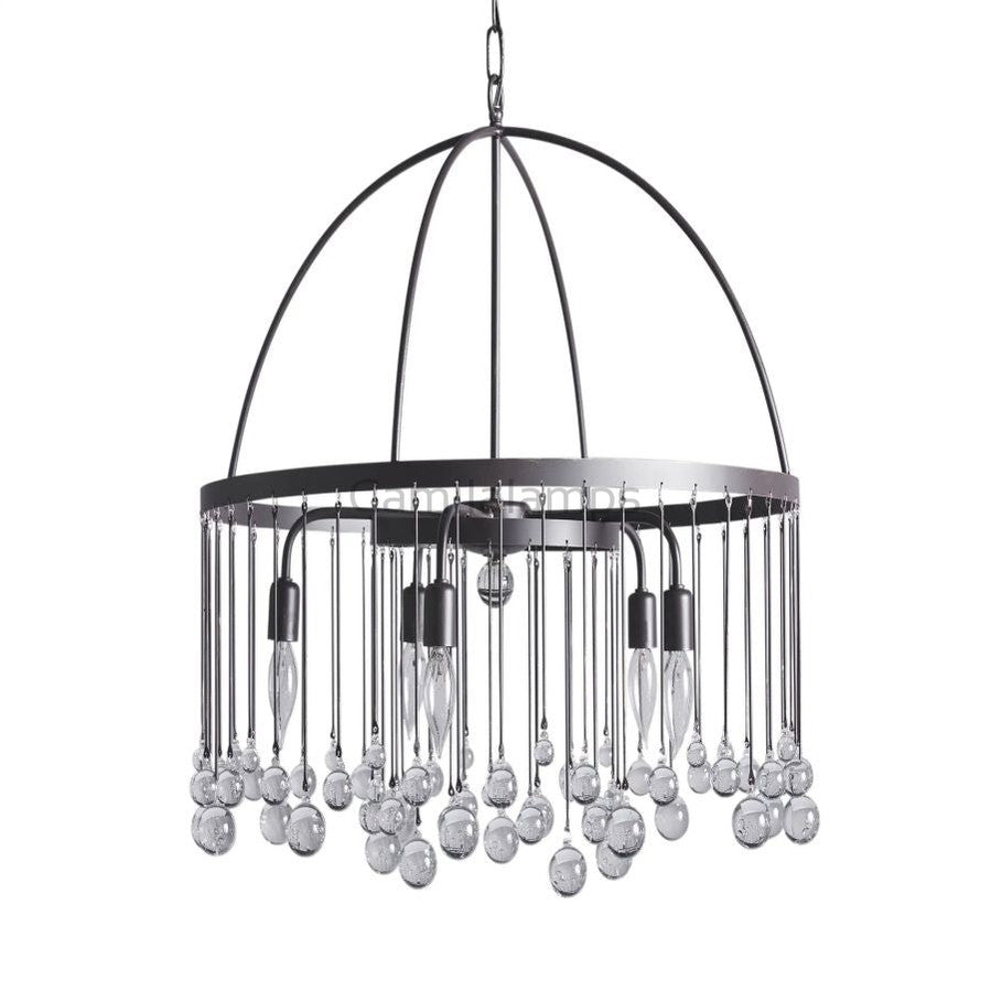 Gael Round Chandelier - Camilalamps - CA - GF - 19