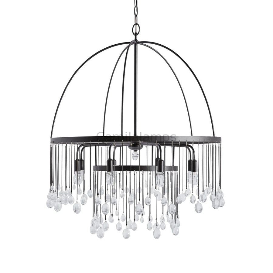 Gael Round Chandelier - Camilalamps - CA - GF - 20