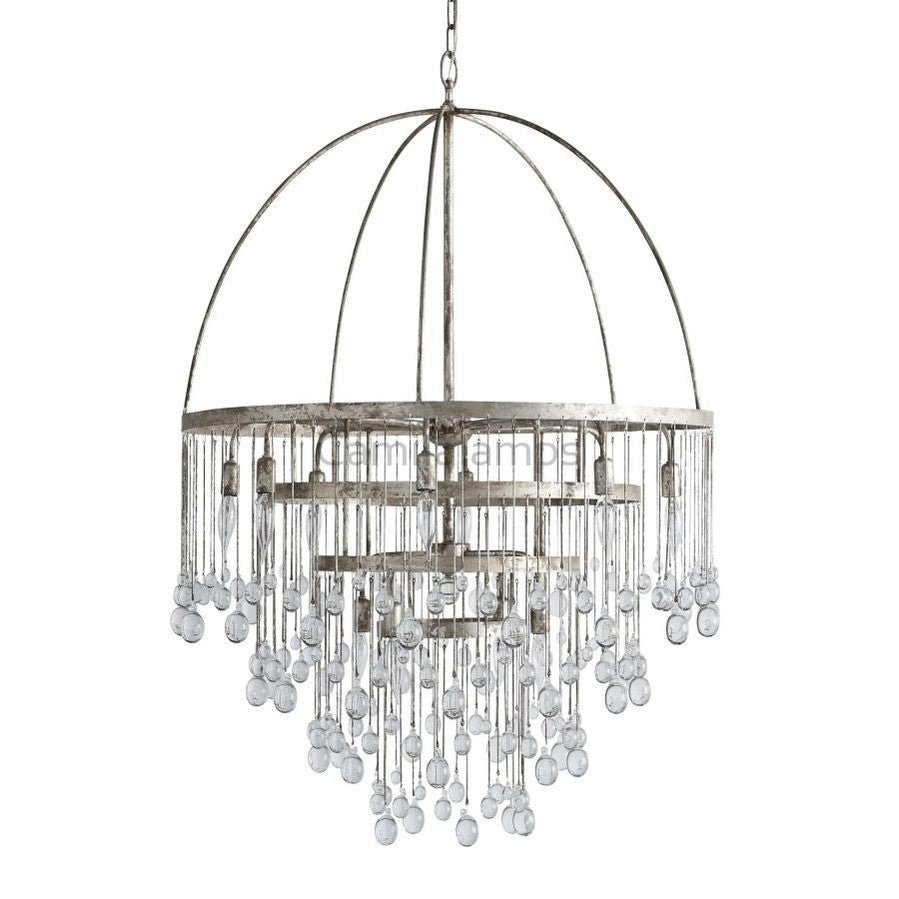 Gael Round Chandelier - Camilalamps - CA - GF - 24