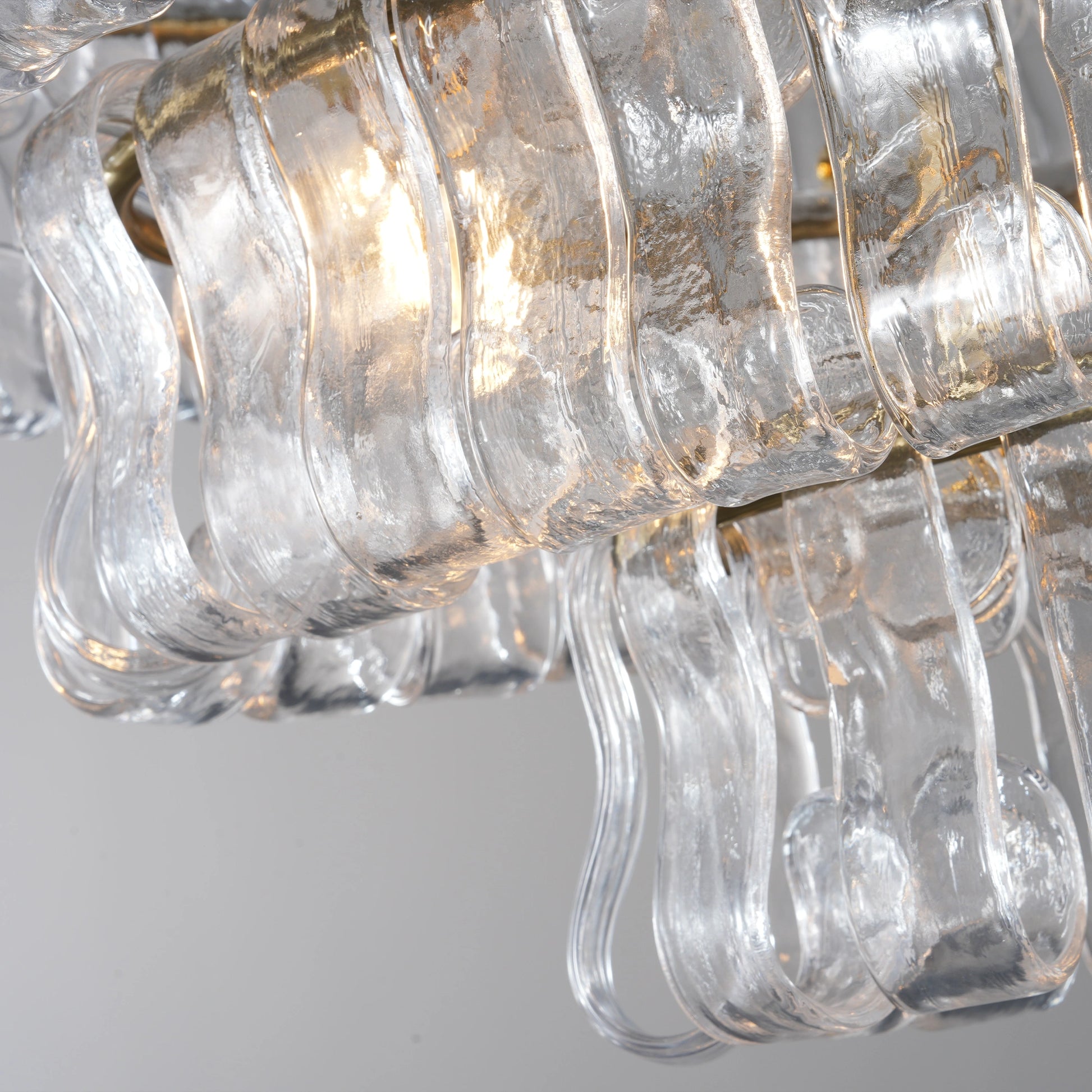 Ghiaccio Oval Chandelier 54"65" - Camilalamps - CA - 10031H50KT