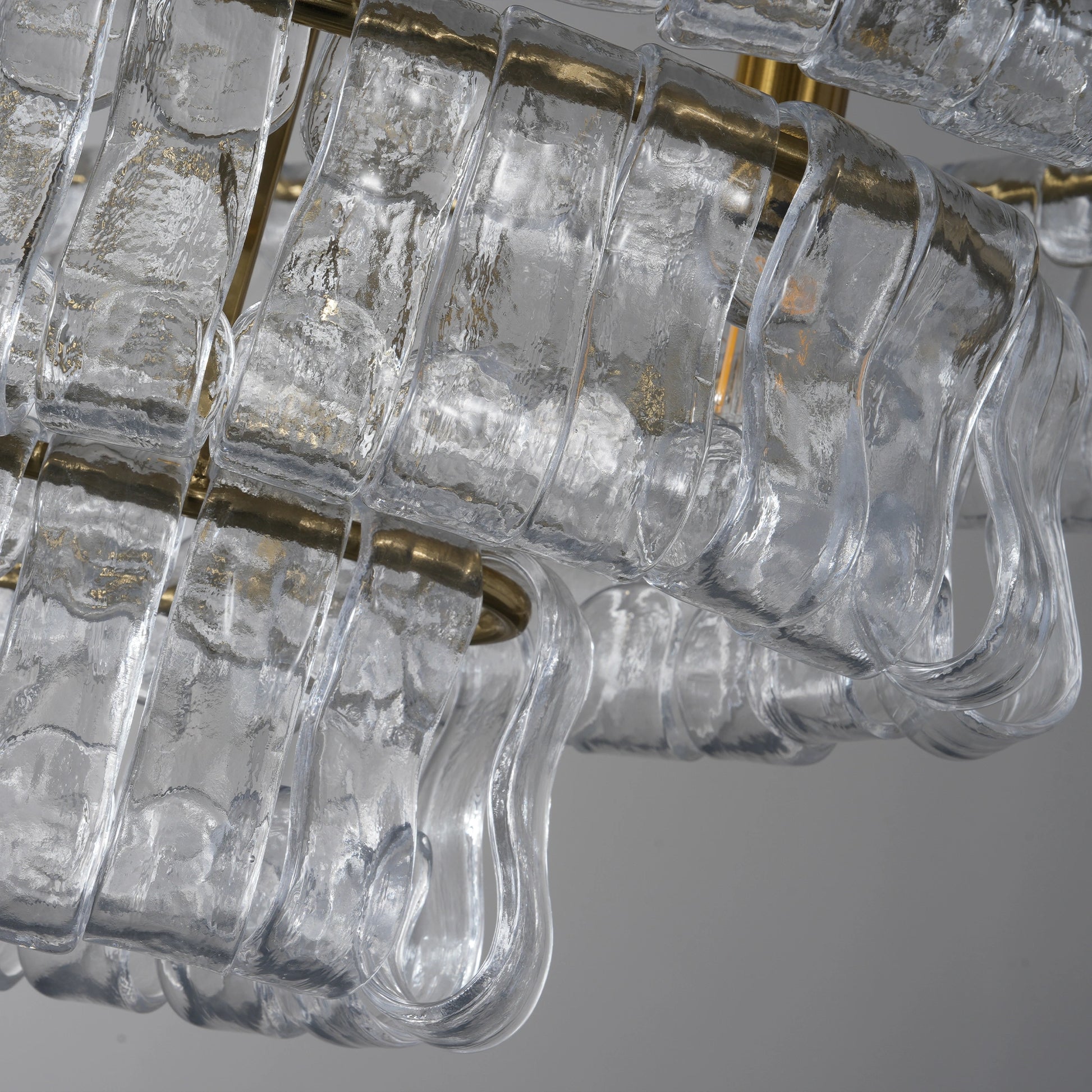 Ghiaccio Oval Chandelier 54"65" - Camilalamps - CA - 10031H50KT