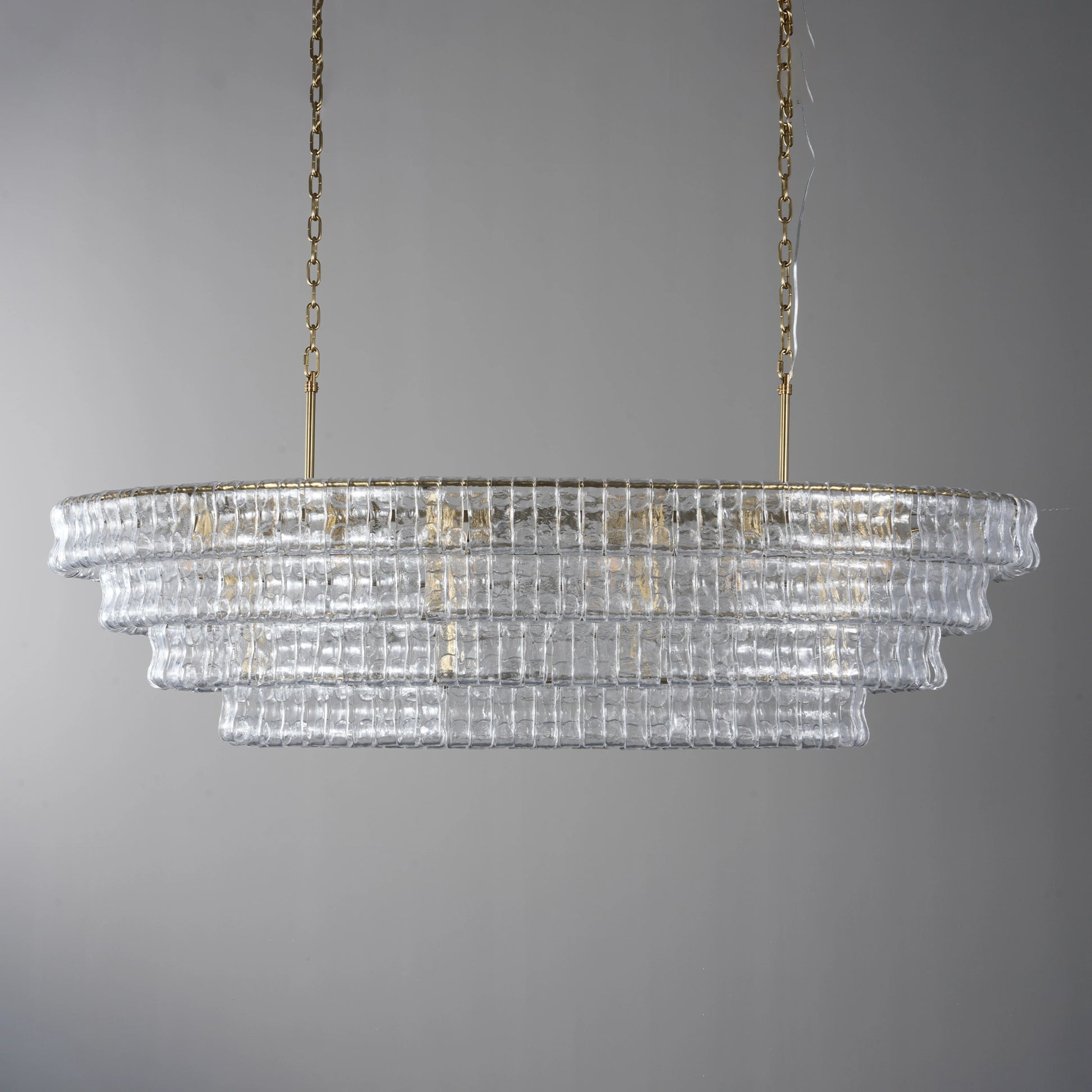 Ghiaccio Oval Chandelier 54"65" - Camilalamps - CA - 10031H51KT