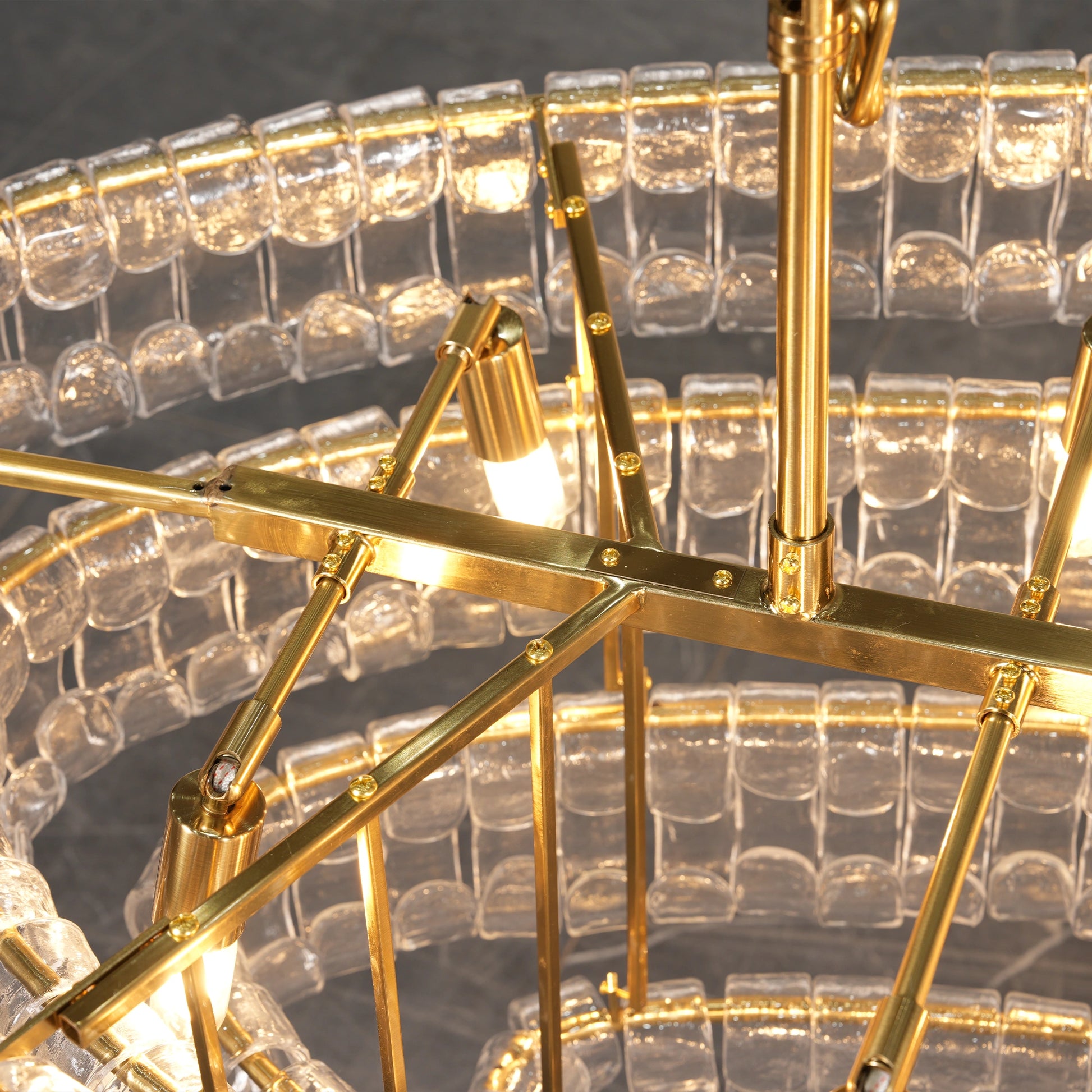 Ghiaccio Oval Chandelier 54"65" - Camilalamps - CA - 10031H51KT