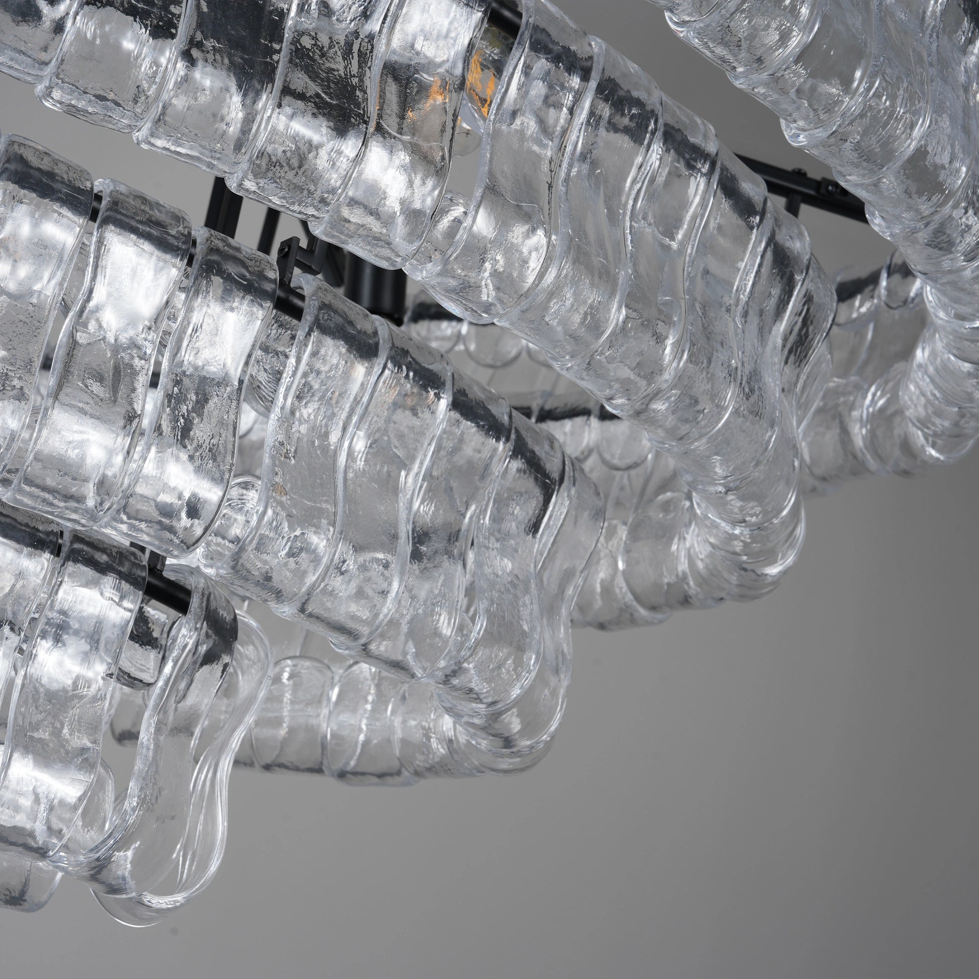Ghiaccio Oval Chandelier 54"65" - Camilalamps - CA - 10031513KT