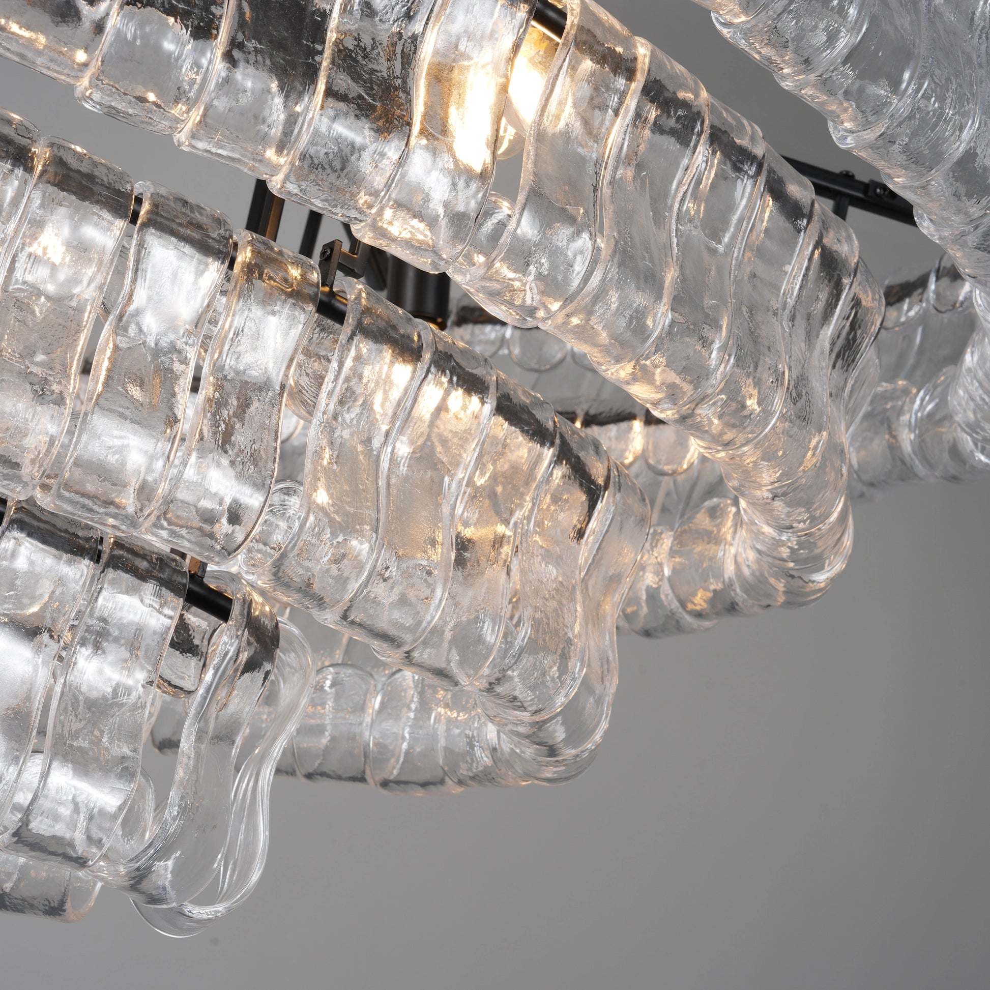 Ghiaccio Oval Chandelier 54"65" - Camilalamps - CA - 10031513KT