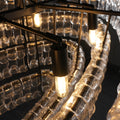 Ghiaccio Oval Chandelier 54