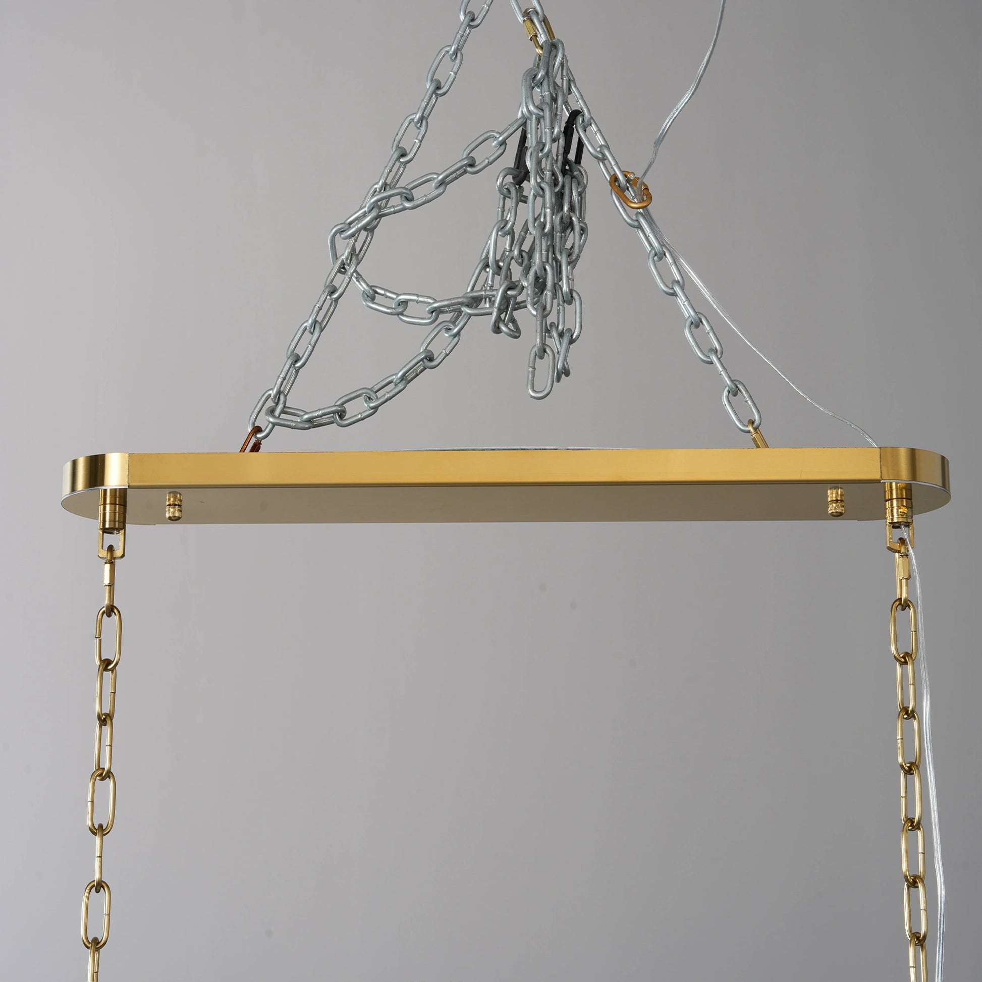 Ghiaccio Oval Chandelier 54"65" - Camilalamps - CA - 10031H50KT