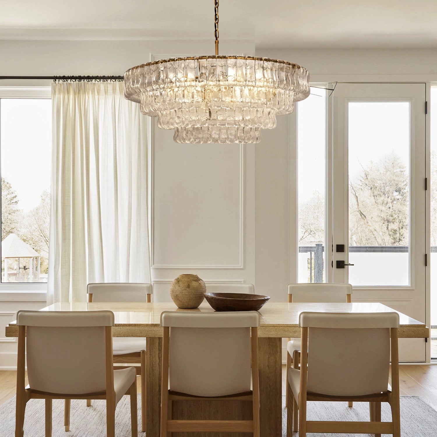 Ghiaccio Round Chandelier 36"48" - Camilalamps - CA - 10031H99KT