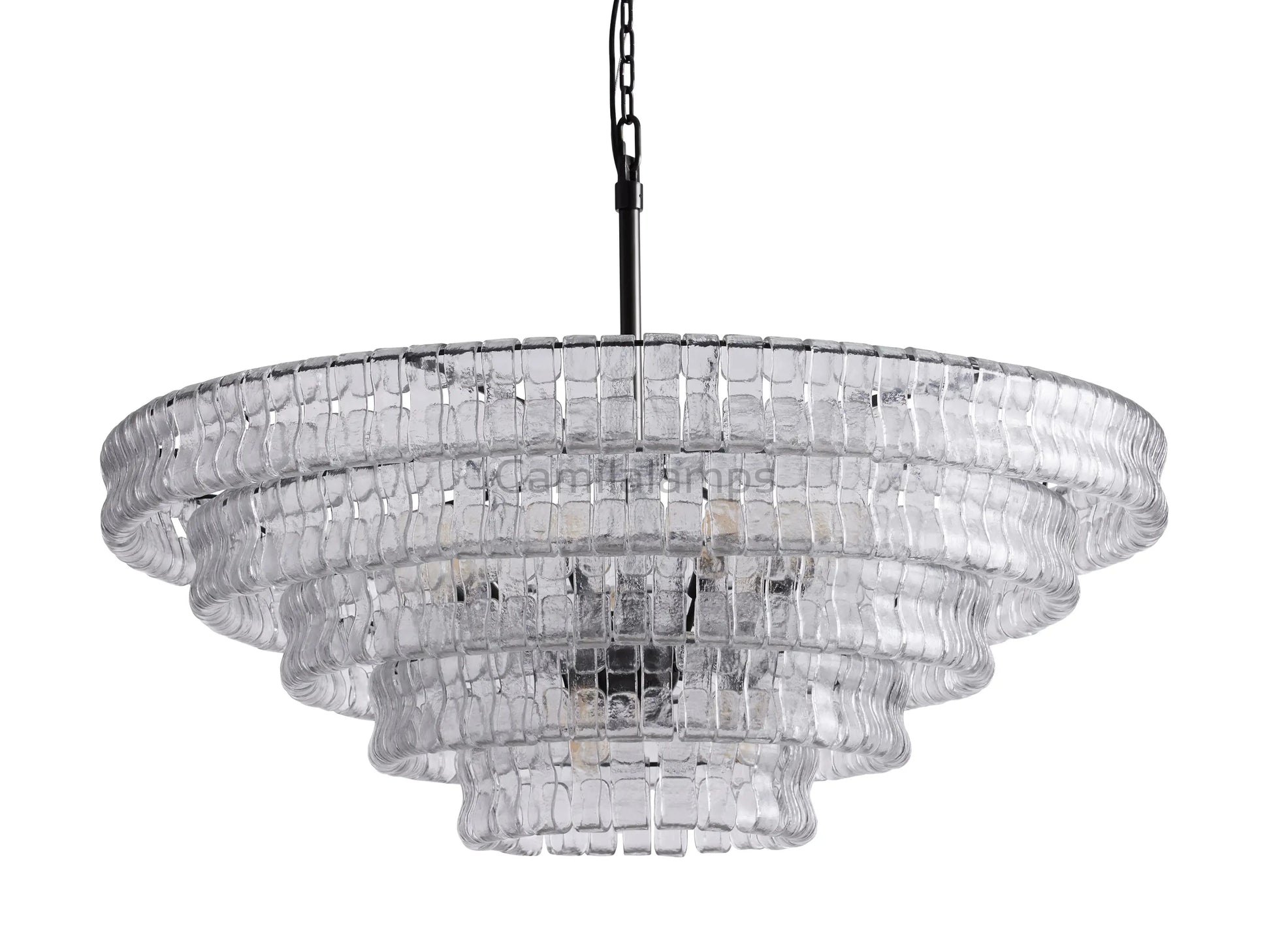 Ghiaccio Round Chandelier 36"48" - Camilalamps - CA - GHIACCIO - 104