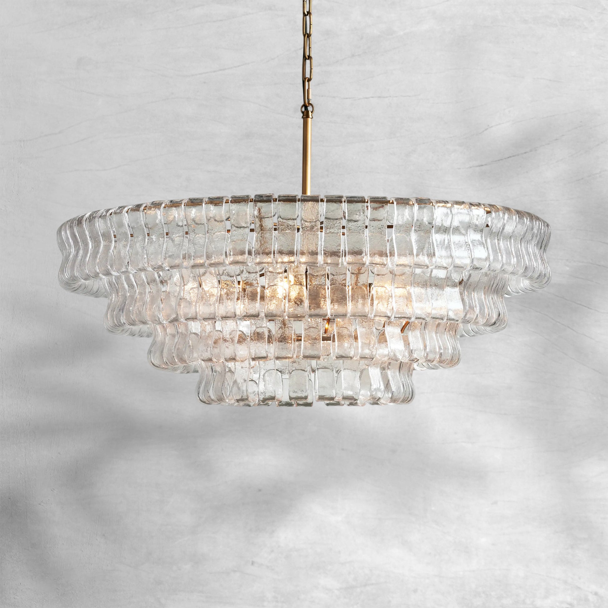 Ghiaccio Round Chandelier 36"48" - Camilalamps - CA - GHIACCIO - 103