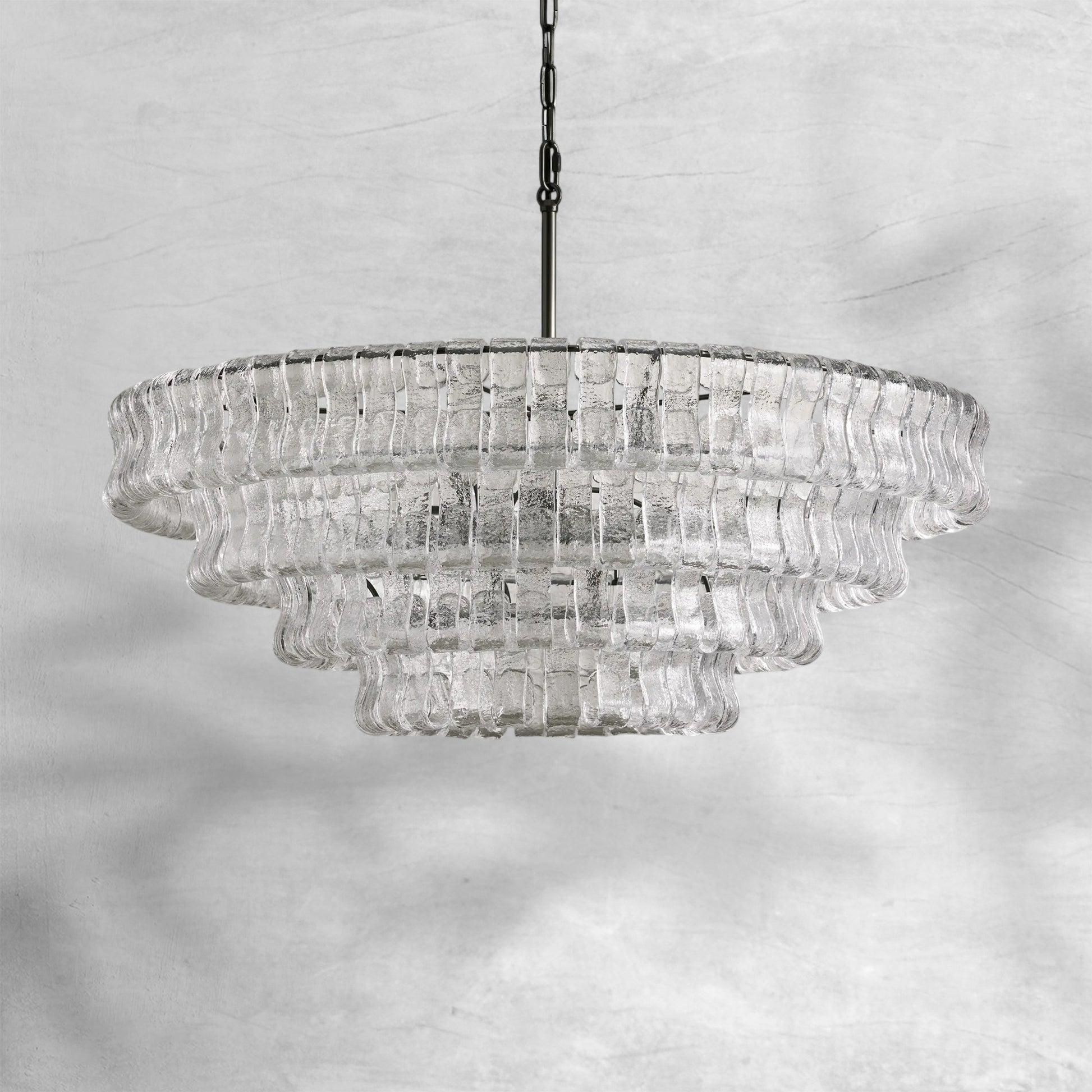 Ghiaccio Round Chandelier 36"48" - Camilalamps - CA - GHIACCIO - 103
