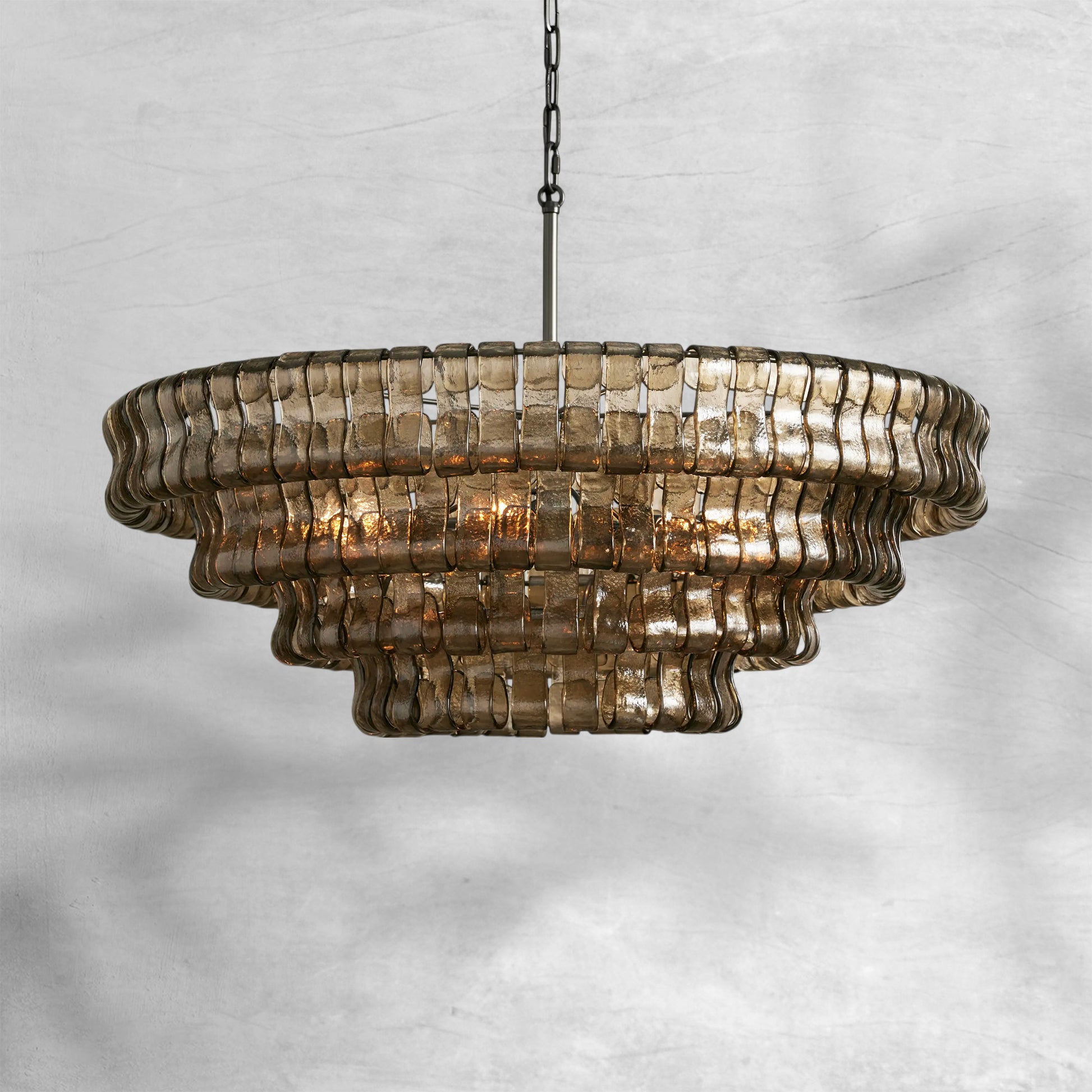 Ghiaccio Round Chandelier 36"48" - Camilalamps - CA - GHIACCIO - 103