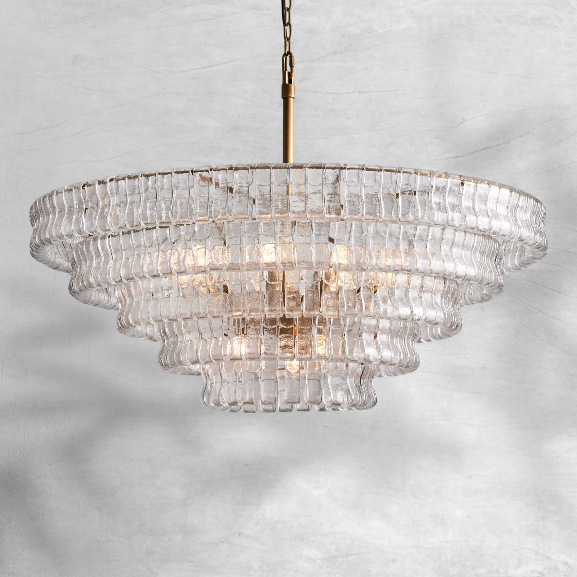 Ghiaccio Round Chandelier 36"48" - Camilalamps - CA - GHIACCIO - 103