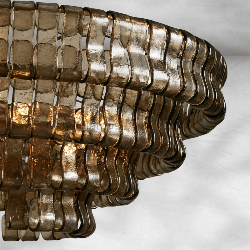 Ghiaccio Round Chandelier 36"48" - Camilalamps - CA - GHIACCIO - 103