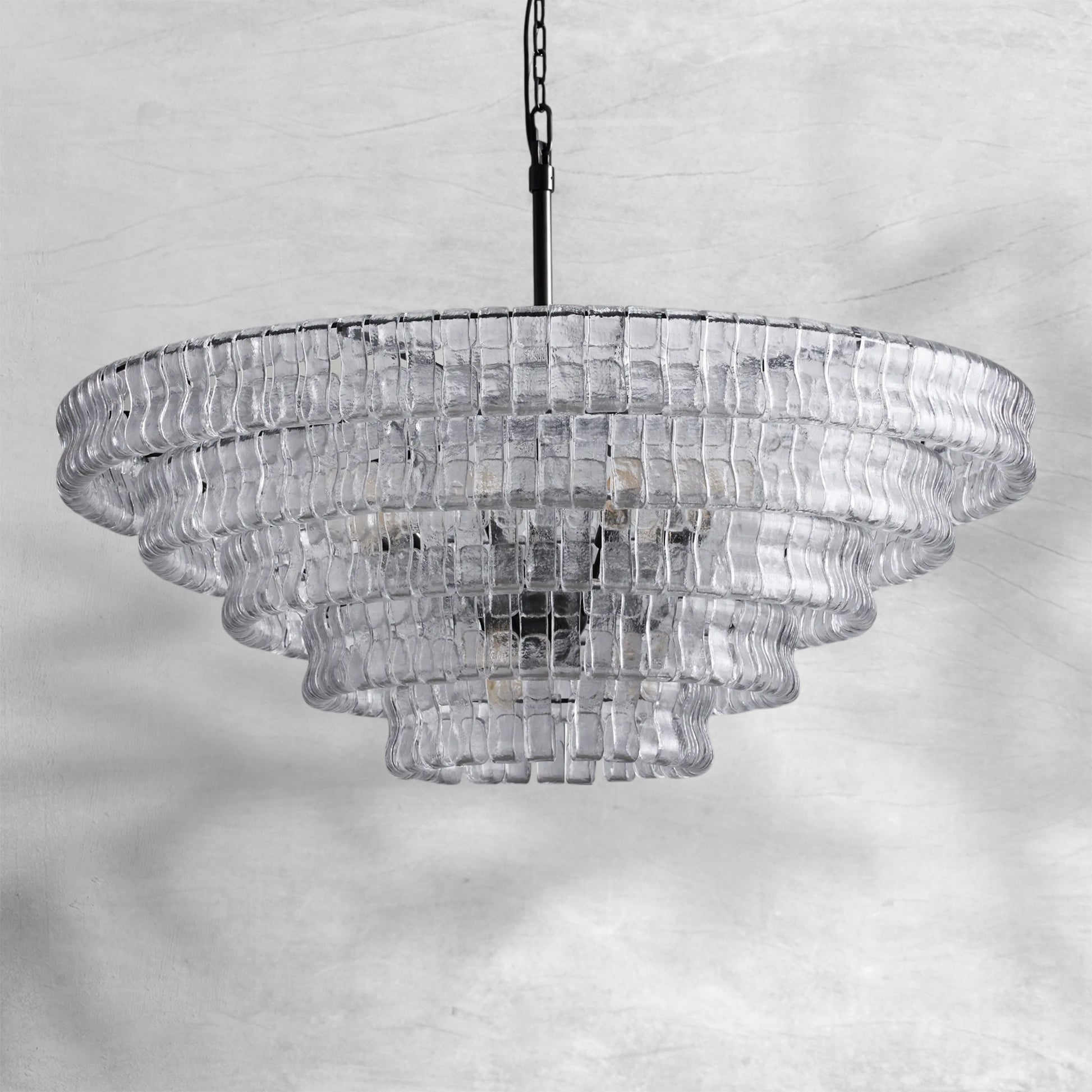 Ghiaccio Round Chandelier 36"48" - Camilalamps - CA - 10031H99KT