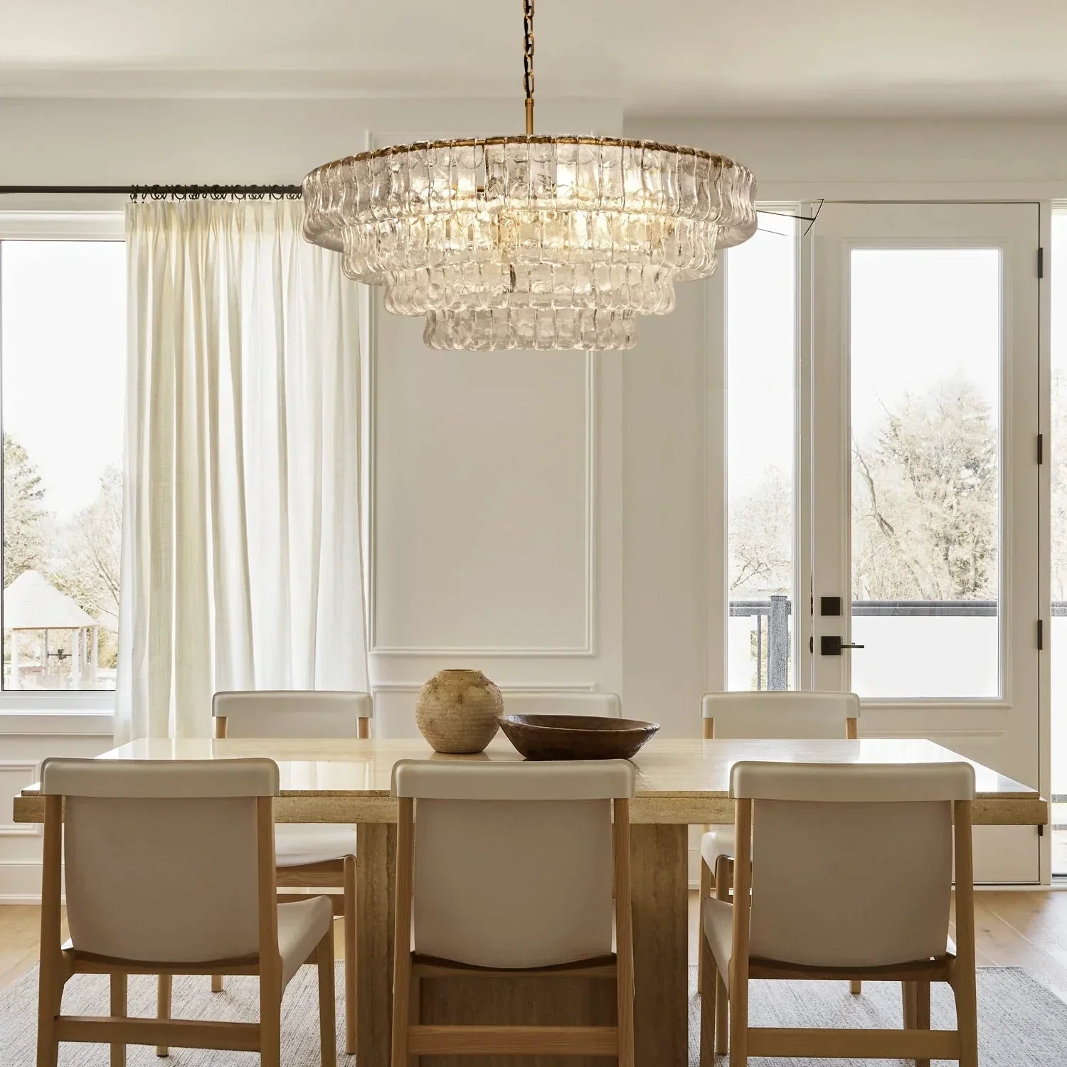 Ghiaccio Round Chandelier 24" 36" 48" 60" - Camilalamps - CA-A31900