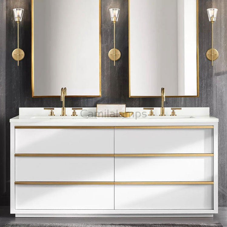 Gideon Torch Grand Wall Sconces - Camilalamps - CAM1727