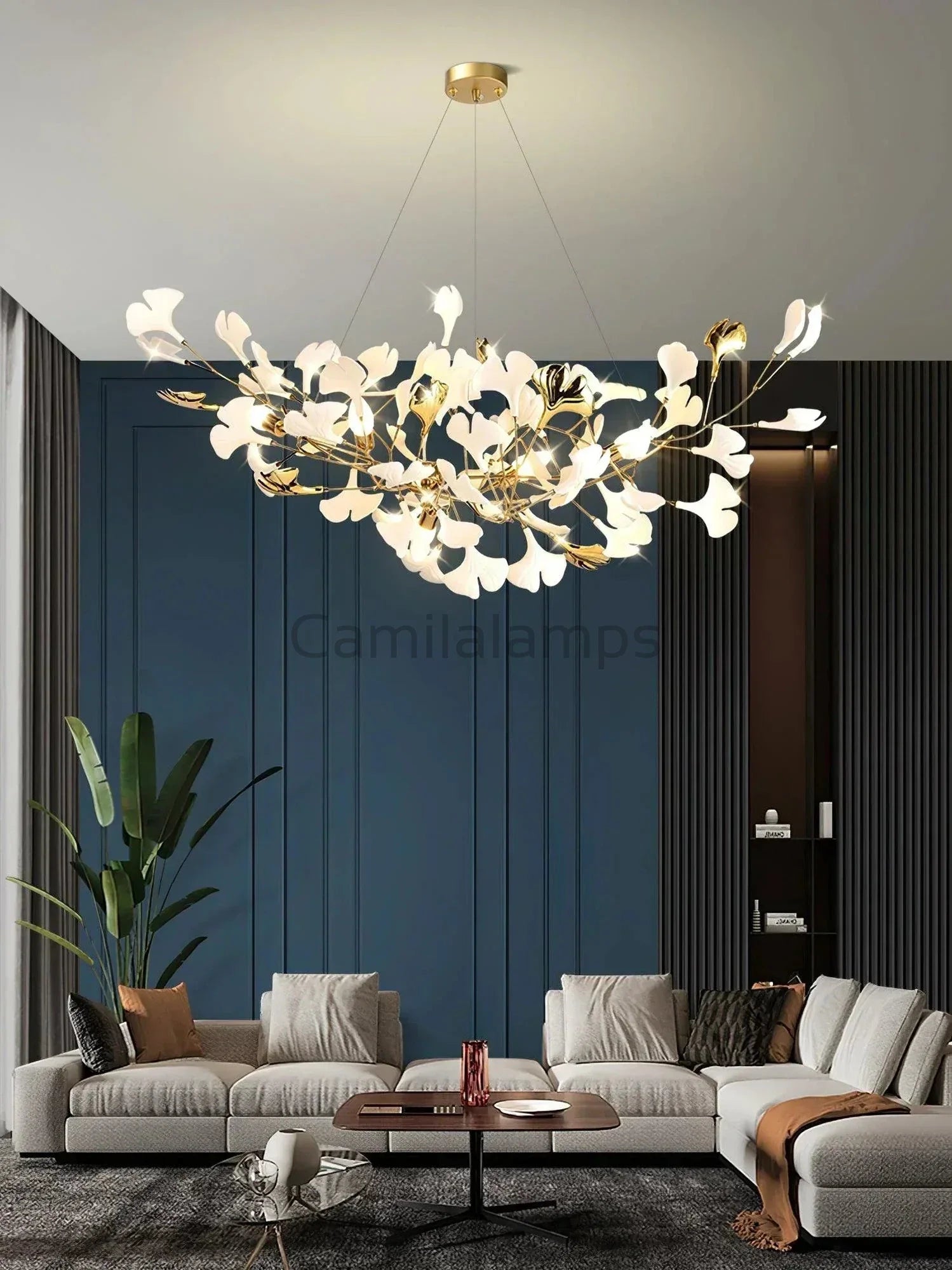Gingko Chandelier B - Camilalamps - Ca-1aL2020-1C2713