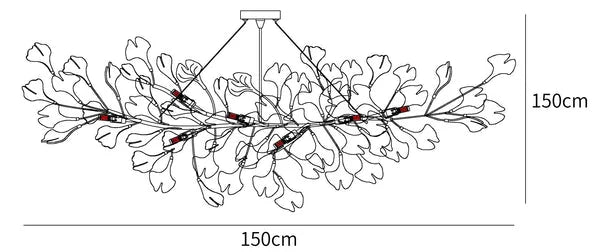 Gingko Chandelier B - Camilalamps - Ca-1aL2020-1C2713