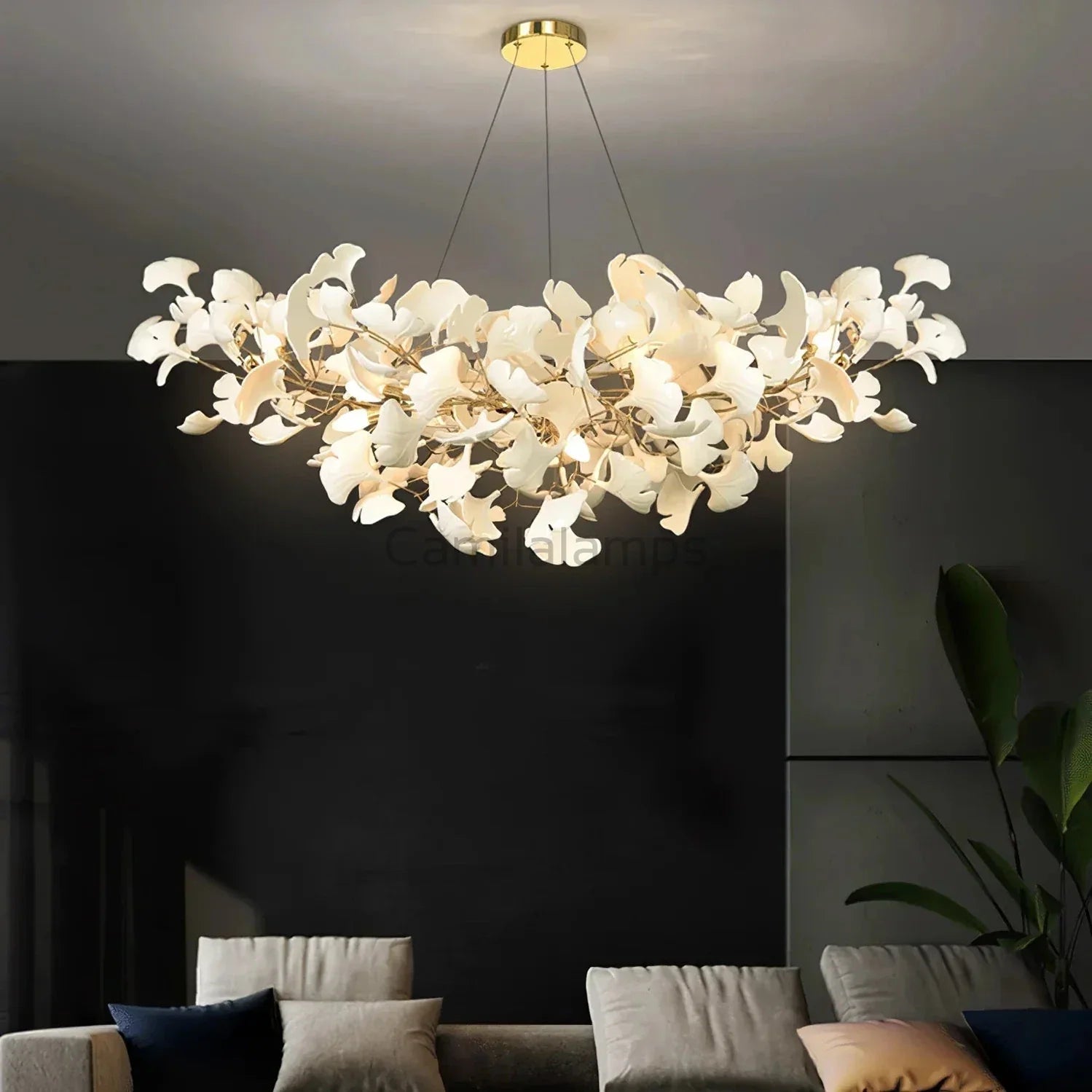 Gingko Chandelier B - Camilalamps - Ca-1aL2020-1C2710