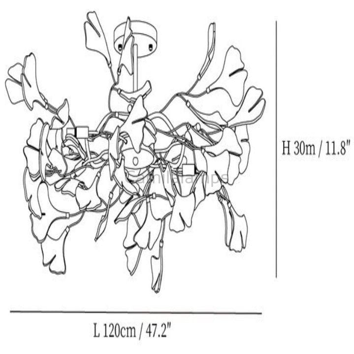 Gingko Luxury Chandelier Style B - Camilalamps - Ca-1BU2024-1C1931