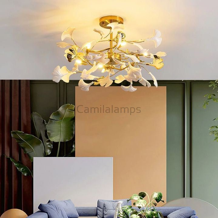 Gingko Luxury Chandelier Style B - Camilalamps - CA - BU2024 - C1931