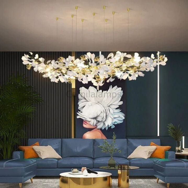 Ginkgo A Branch Chandelier - Camilalamps - CA - GI2023 - C1397