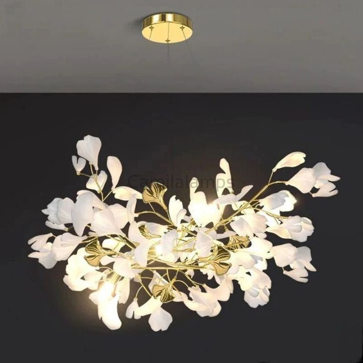 Ginkgo Branch Chandelier - Camilalamps - Ca-1GI2023-1C1382