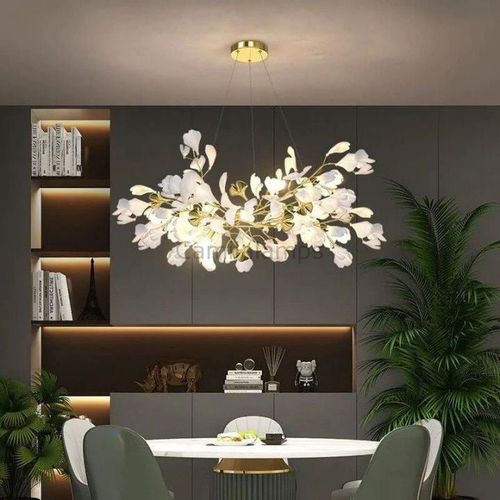 Ginkgo Branch Chandelier - Camilalamps - CA - GI2023 - C1379
