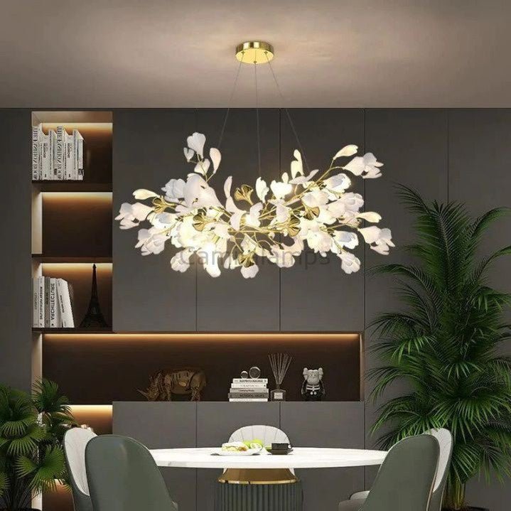 Ginkgo Branch Chandelier - Camilalamps - Ca-1GI2023-1C1379