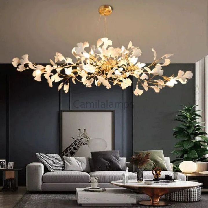 Ginkgo C Branch Chandelier - Camilalamps - Ca-1GI2023-1C1387