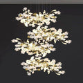 Ginkgo Cascading C (Alternating) Branch Chandelier - Camilalamps - Ca-1GI2023-1C1431