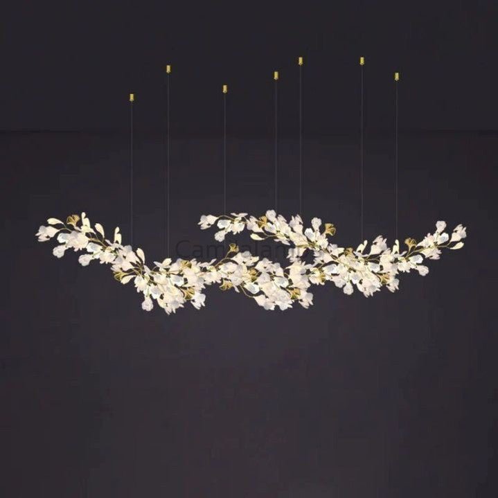 Ginkgo E Branch Chandelier - Camilalamps - CA - GI2023 - C1405