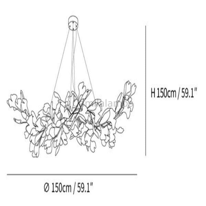 Ginkgo Luxury Chandelier Style F - Camilalamps - Ca-1BU2024-1C1952