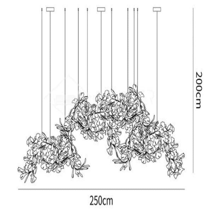 Ginkgo Luxury Chandelier Style H - Camilalamps - Ca-1BU2024-1C1960