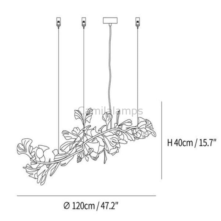 Ginkgo Luxury Chandelier Style I - Camilalamps - Ca-1BU2024-1C1965