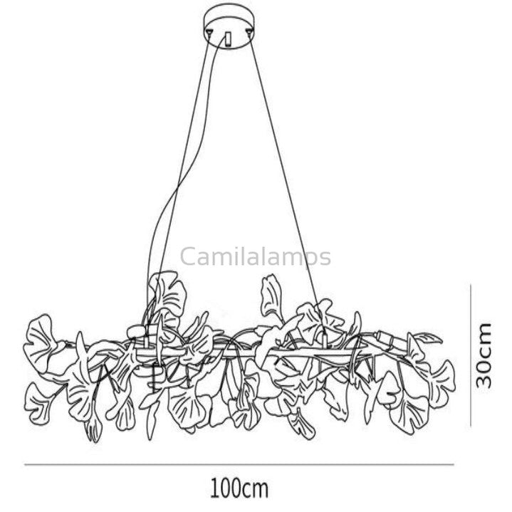 Ginkgo Modern Chandelier Style E - Camilalamps - CAM - GI - L074