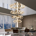 Ginkgo Rings Linear Branch Chandelier - Camilalamps - CA - GI2023 - C1433